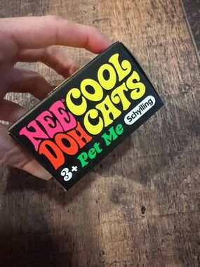 NeeDoh Cool Cats Squishy Toy | Viral TikTok Fidget | Stress Relief Sensory Toy
